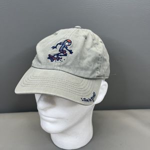 Life Is Good Skateboard Small 2-4T Youth Adjustable Baseball Cap Hat Light Green